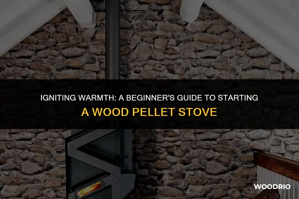 how do you start a wood pellet stove