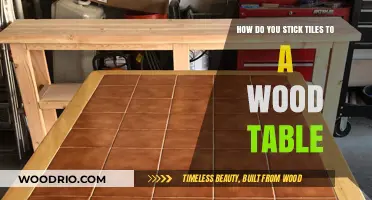 Tiling a Wood Table: Step-by-Step Guide to Secure Tile Adhesion