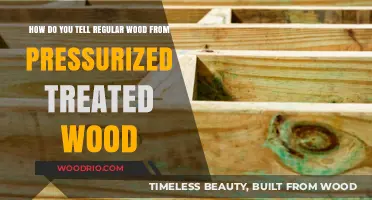 Distinguishing Regular Wood from Pressure-Treated Wood: A Guide