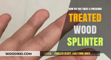 Treating Pressure-Treated Wood Splinters: A Comprehensive Guide