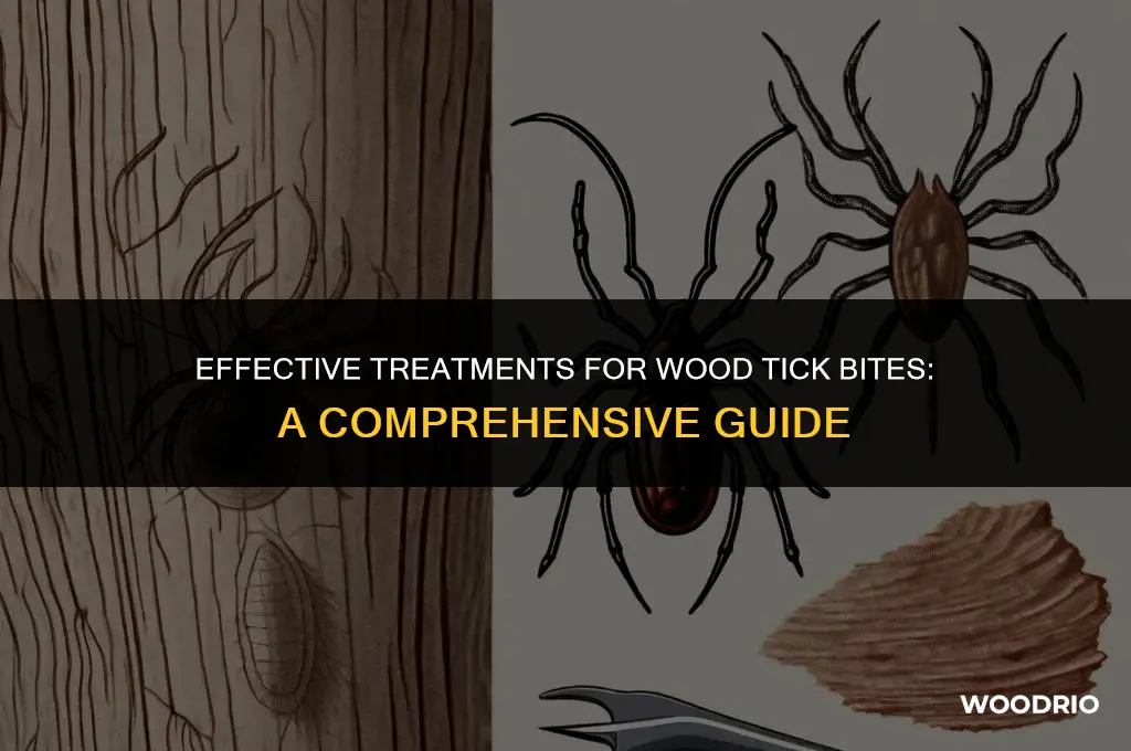 how do you treat a wood tick bite