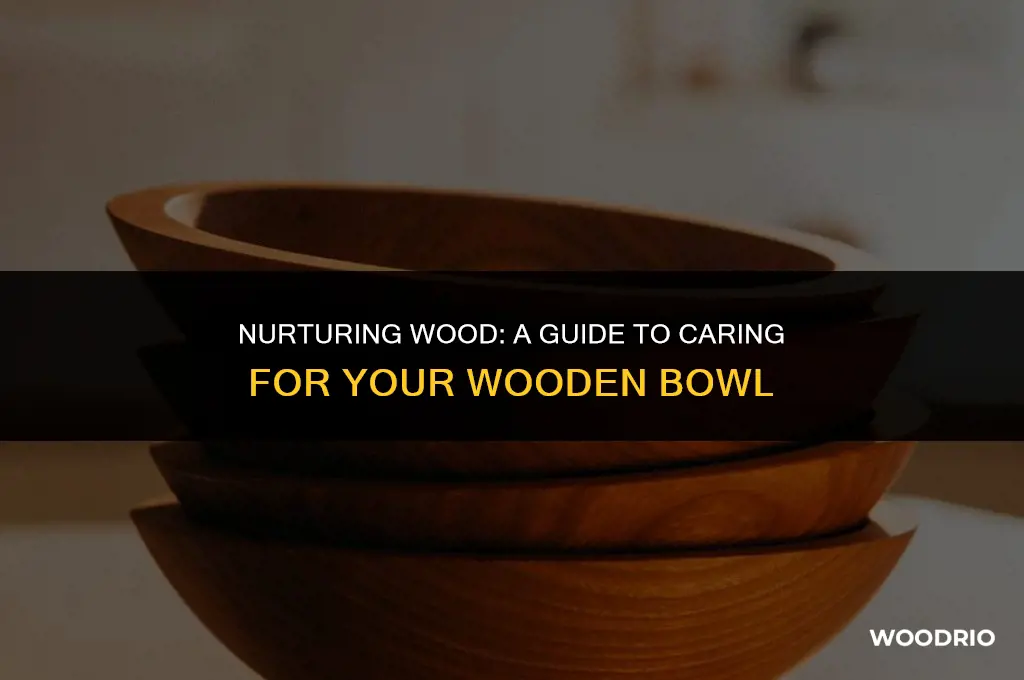 how do you treat a wooden bowl