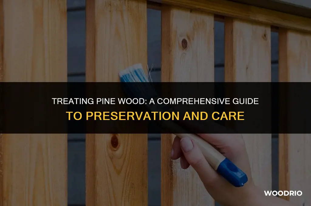 how do you treat pine wood