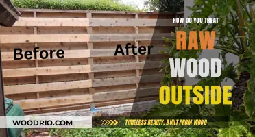 Protecting Raw Wood Outdoors: A Comprehensive Treatment Guide