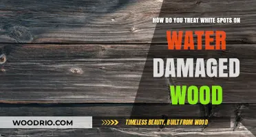 Treating White Spots on Water-Damaged Wood: A Comprehensive Guide