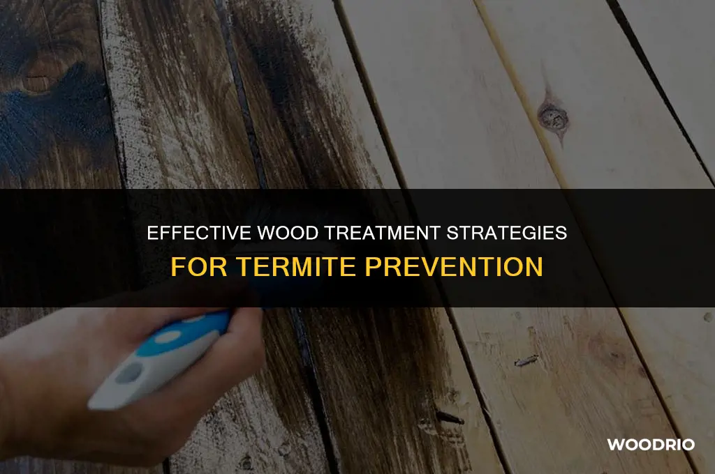 how do you treat wood for termite protection