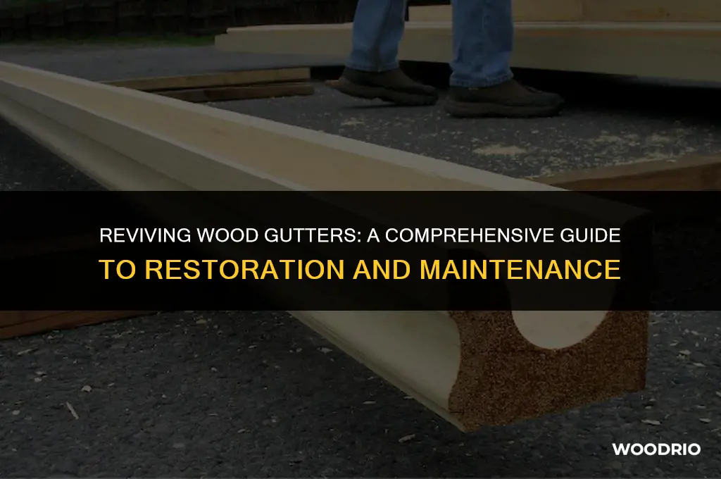 how do you treat wood gutters