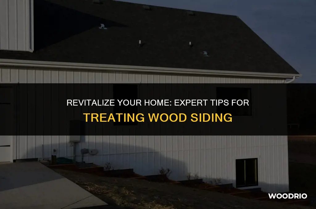 how do you treat wood siding on a house