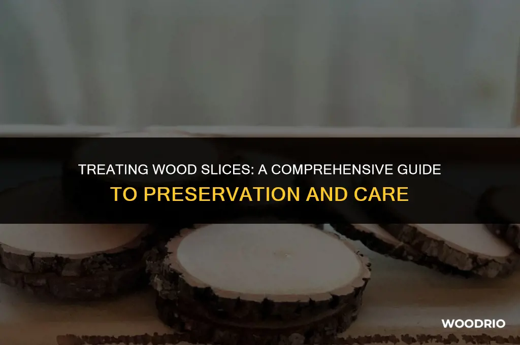 how do you treat wood slices