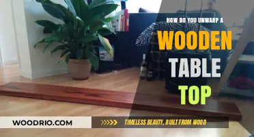 Unwarping Wood: Effective Techniques to Flatten Your Wooden Table Top