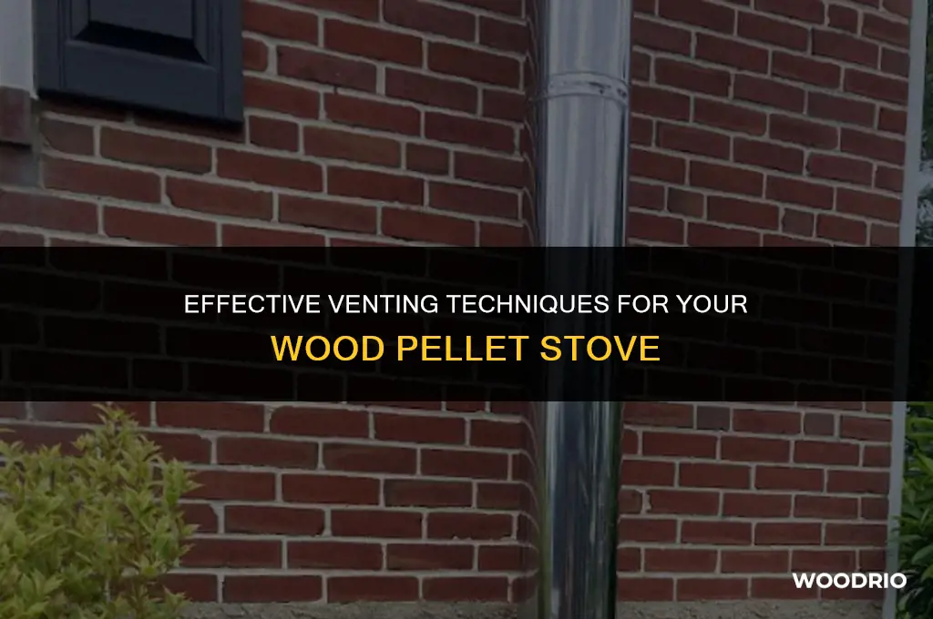 how do you vent a wood pellet stove