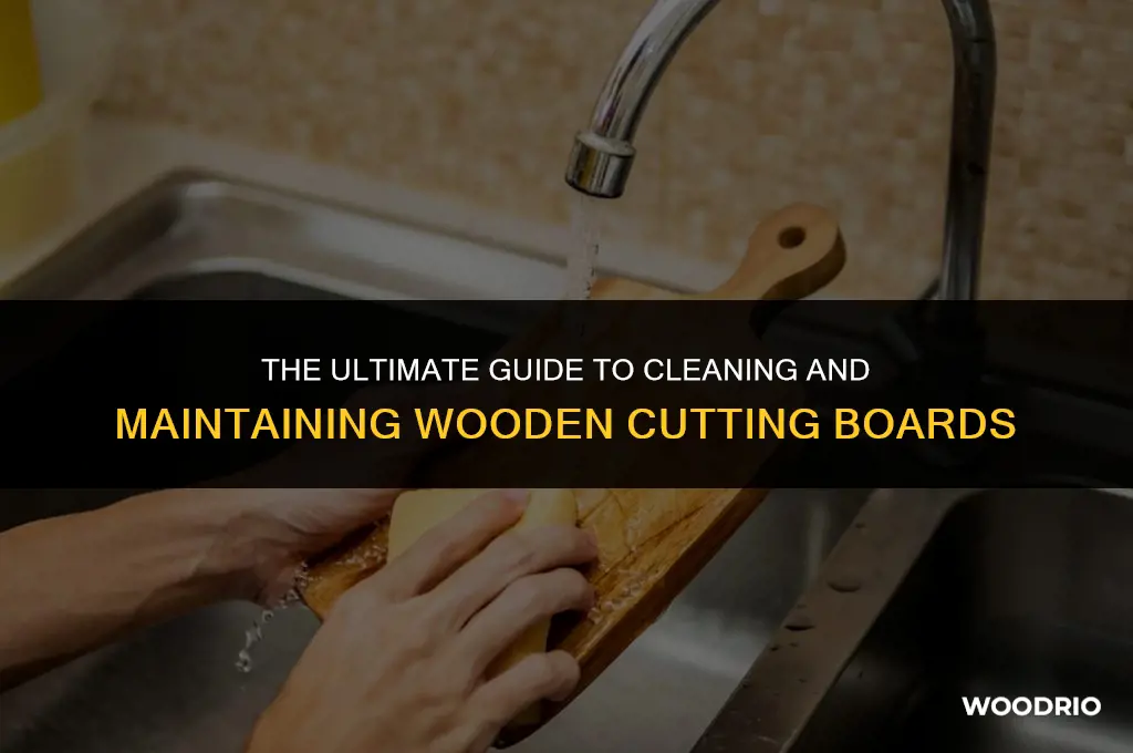 how do you wash a wooden cutting board
