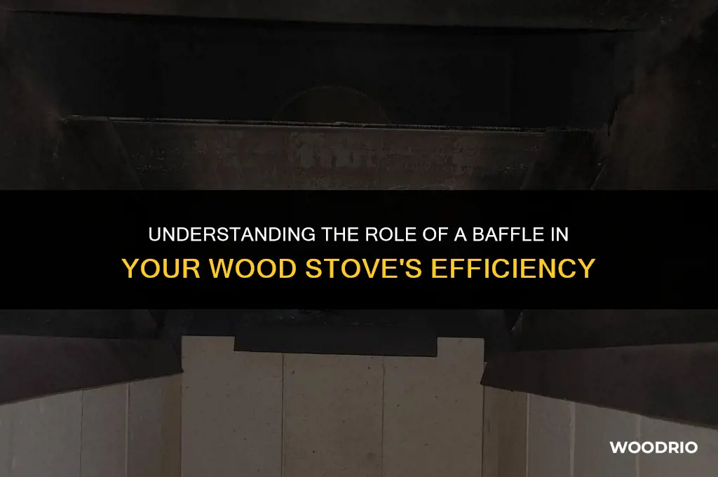 how does a baffle work in a wood stove