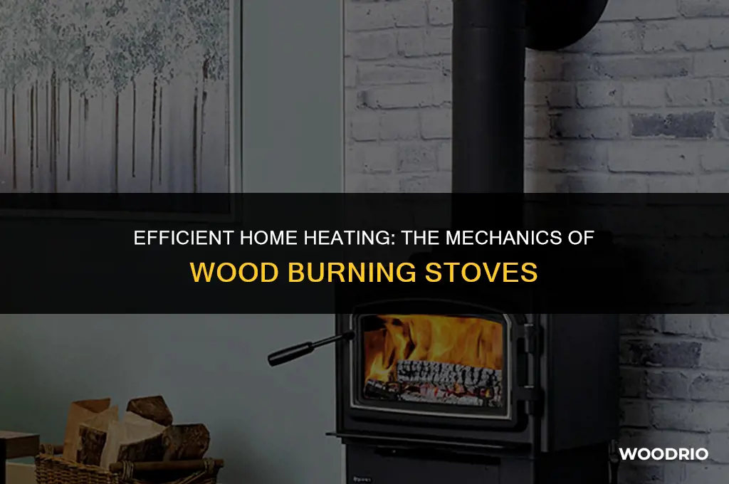 how does a wood burning stove heat a house
