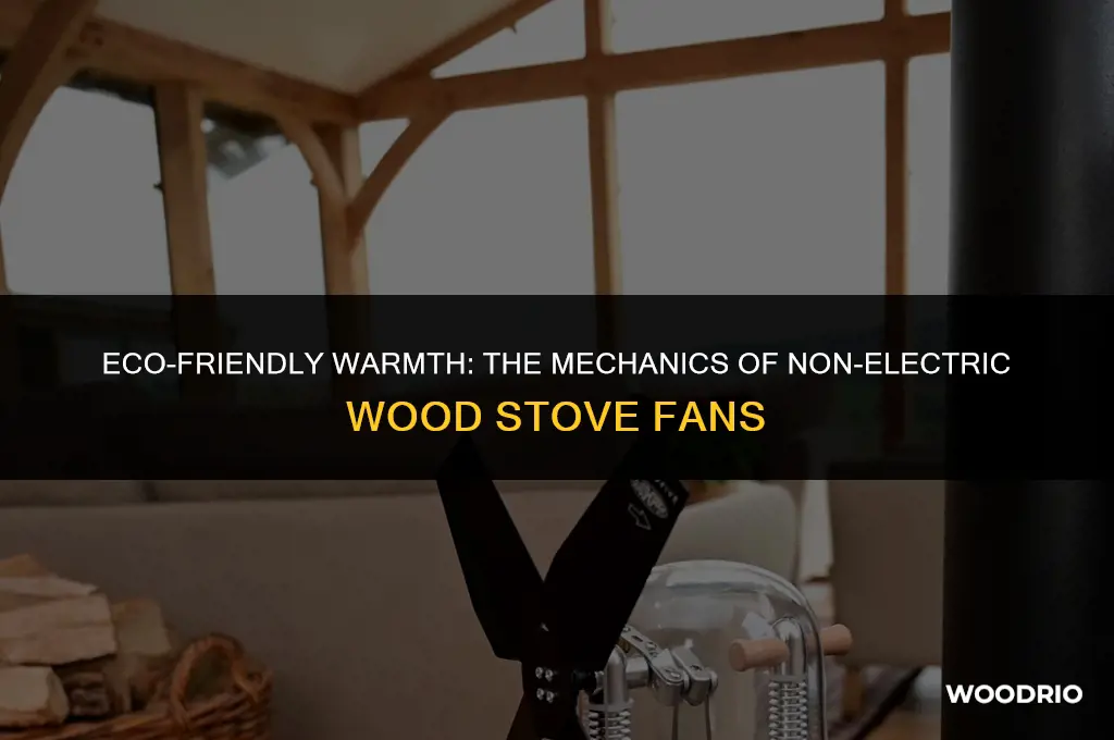how does a wood stove fan work without electricity