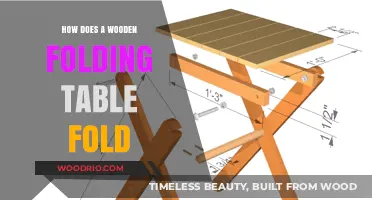 Wooden Folding Table Mechanics: Understanding the Folding Process