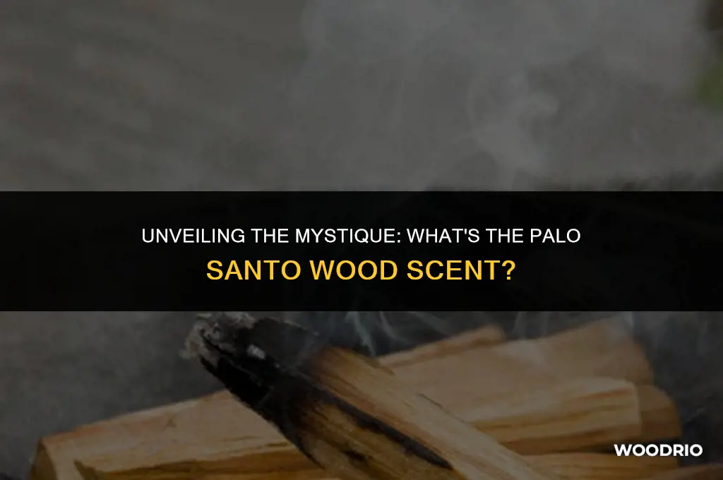 how does palo santo wood smell like