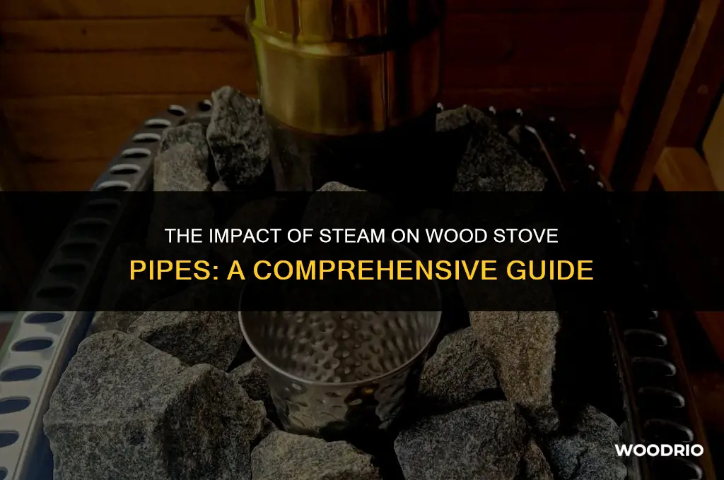 how does steam affect wood stove pipe