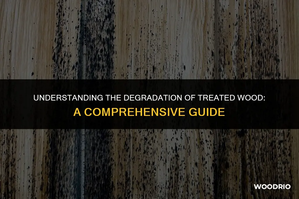 how does treated wood lose the treatment