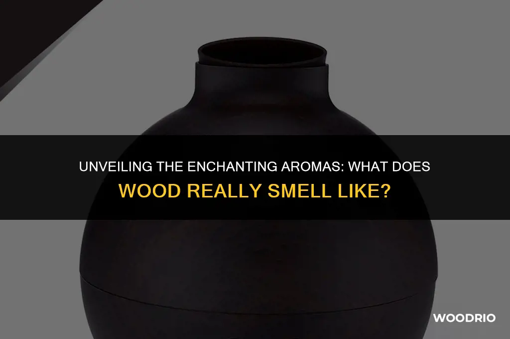 how does wood smell like