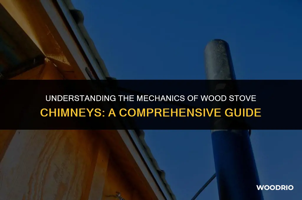 how does wood stove chimney work