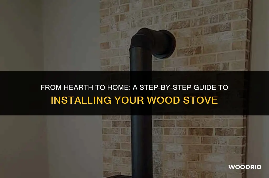 how fanfom the wall to ou install a wood stove