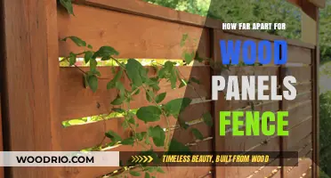 Optimal Spacing Guide for Wood Panel Fence Installation