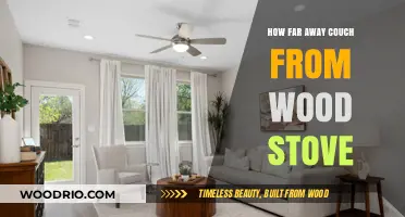Cozy Comfort: Optimal Couch Placement Near a Wood Stove