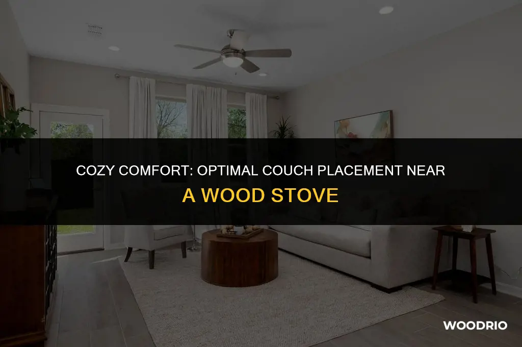 how far away couch from wood stove