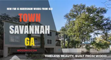 Distance from Habersham Woods to Old Town Savannah, GA Explored