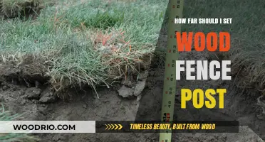 Optimal Wood Fence Post Depth: A Comprehensive Guide for Stability