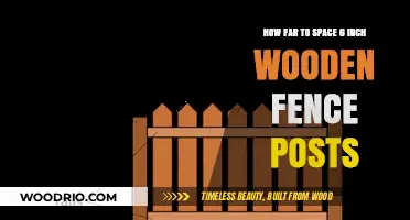 Ideal Spacing for 6-Inch Wooden Fence Posts: A Practical Guide