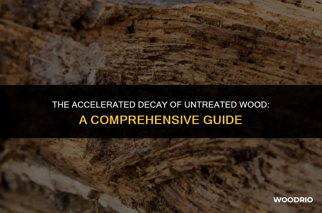 how fast will untreated wood rot