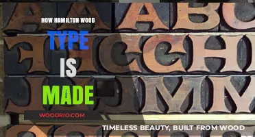 Crafting Elegance: The Artistry Behind Hamilton Wood Type Creation