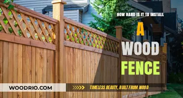 Installing a Wood Fence: Challenges and Tips for DIY Enthusiasts