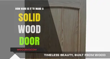 Crafting Solid Wood Doors: A Comprehensive Guide to the Art and Effort
