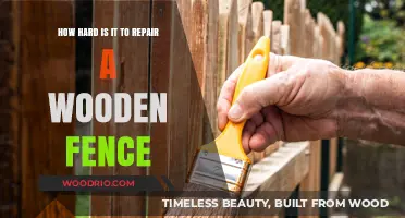 Repairing a Wooden Fence: Challenges and Tips for DIY Success