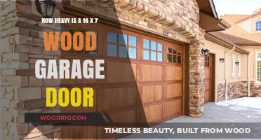 Exploring the Heft: A Deep Dive into 16 x 7 Wood Garage Door Weight