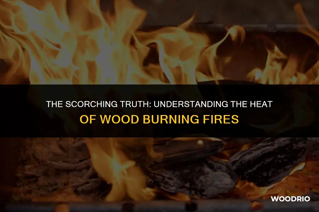 how hot is wood burning fire