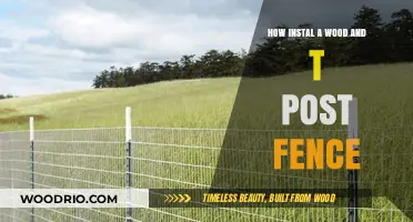 Step-by-Step Guide to Installing a Durable Wood and T-Post Fence