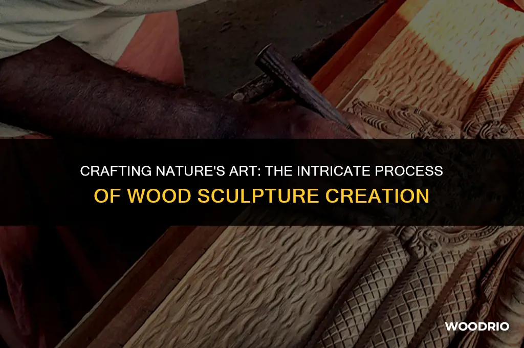 how is a wood sculpture made