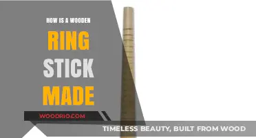 Crafting Elegance: The Art of Making a Wooden Ring Stick