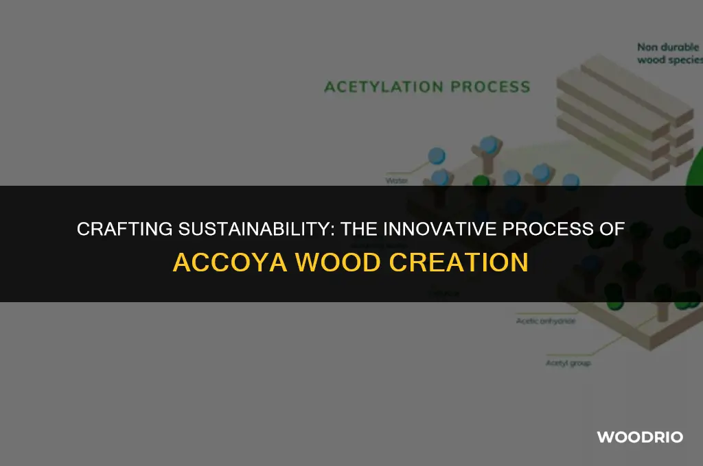 how is accoya wood made