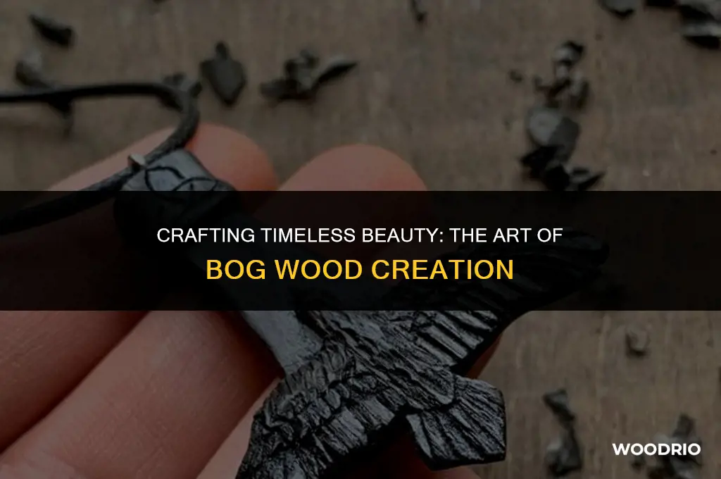 how is bog wood made