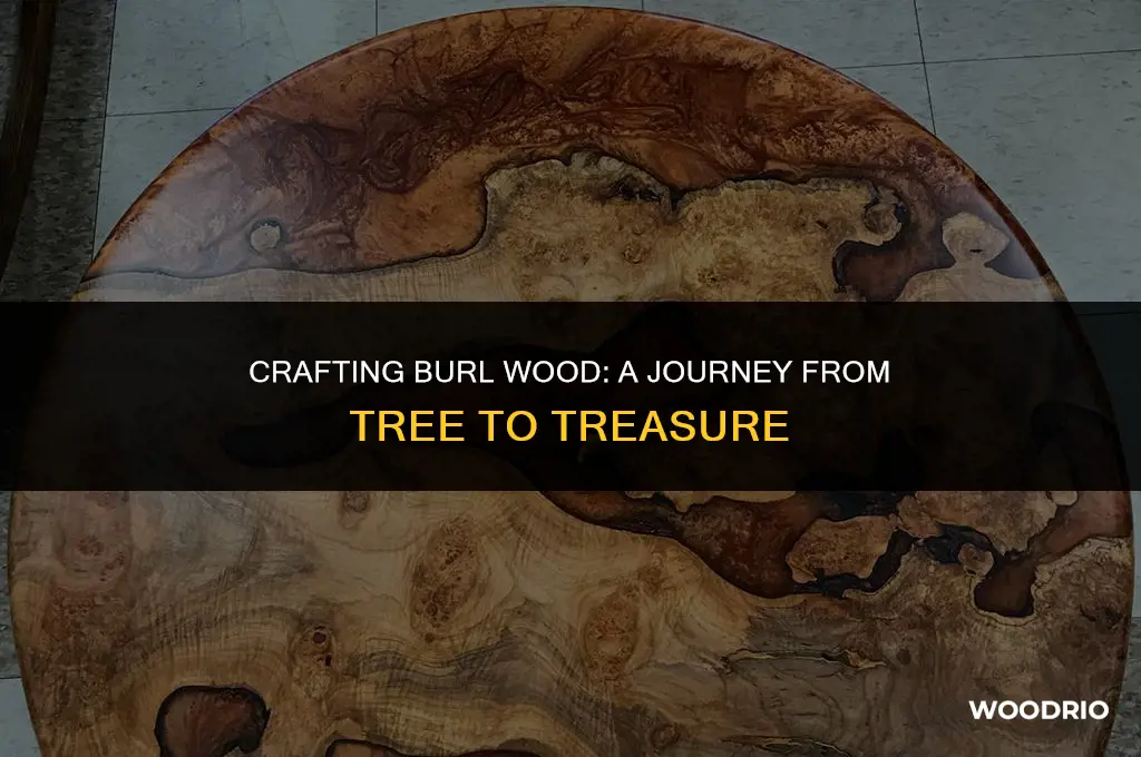 how is burl wood made