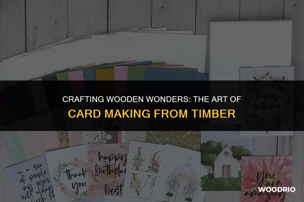 how is card made from wood