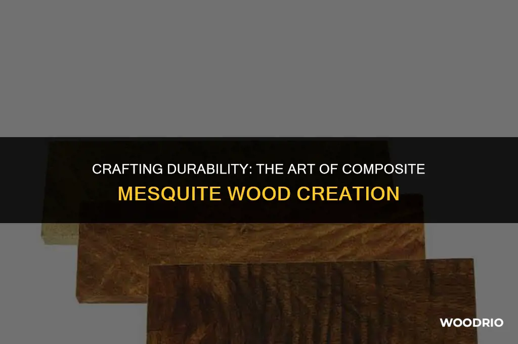 how is composite mesquite wood made