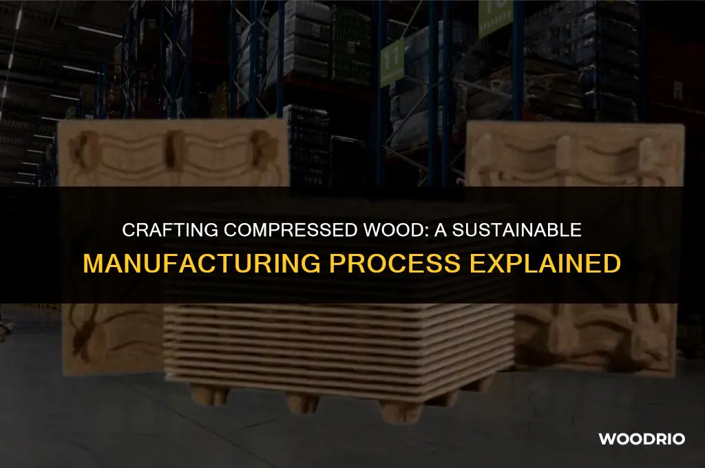 how is compressed wood made