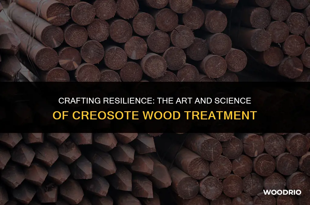 how is creosote for treating wood made
