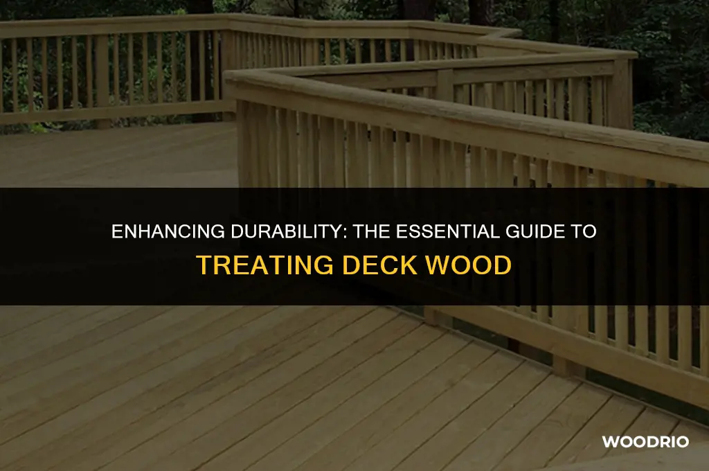 how is deck wood treated